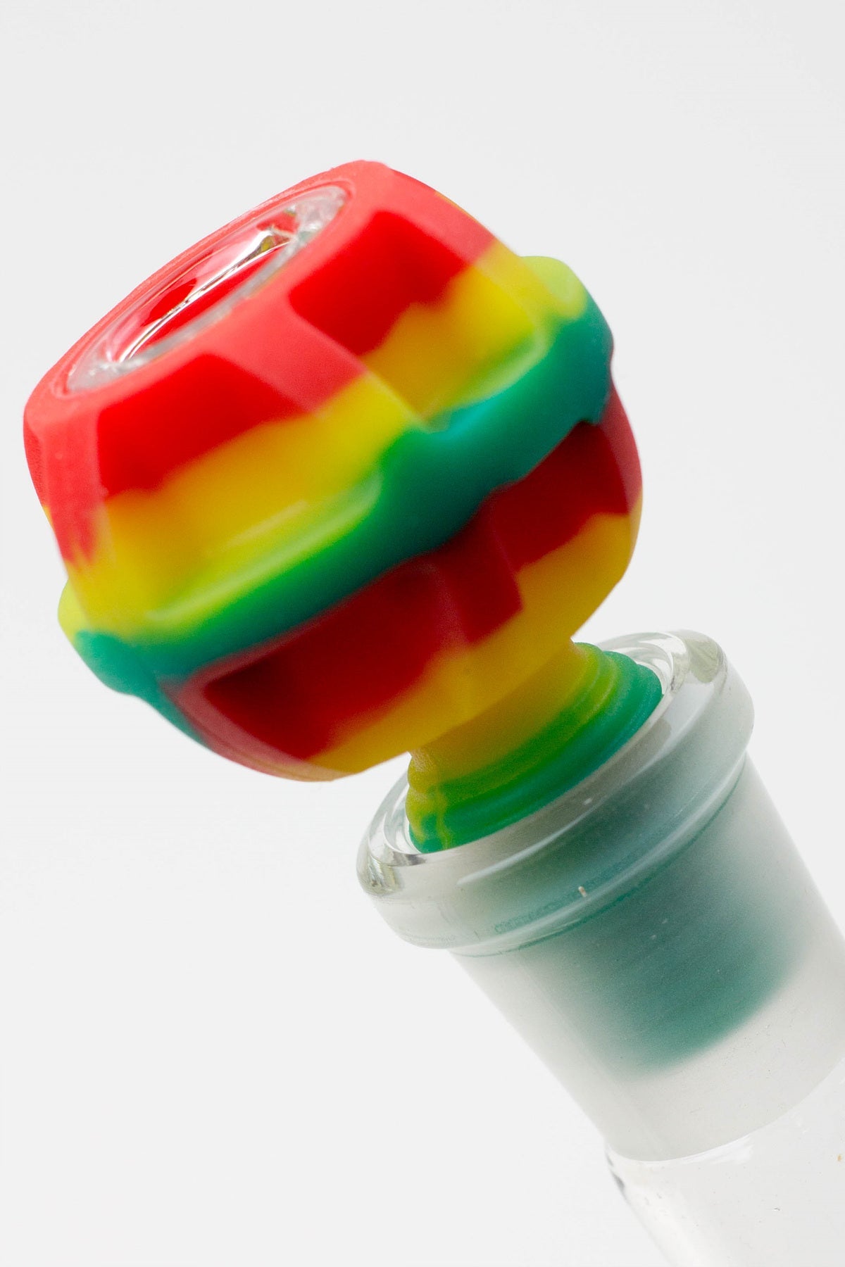 2-in-1 Silicone bowl with multi-hole glass bowl