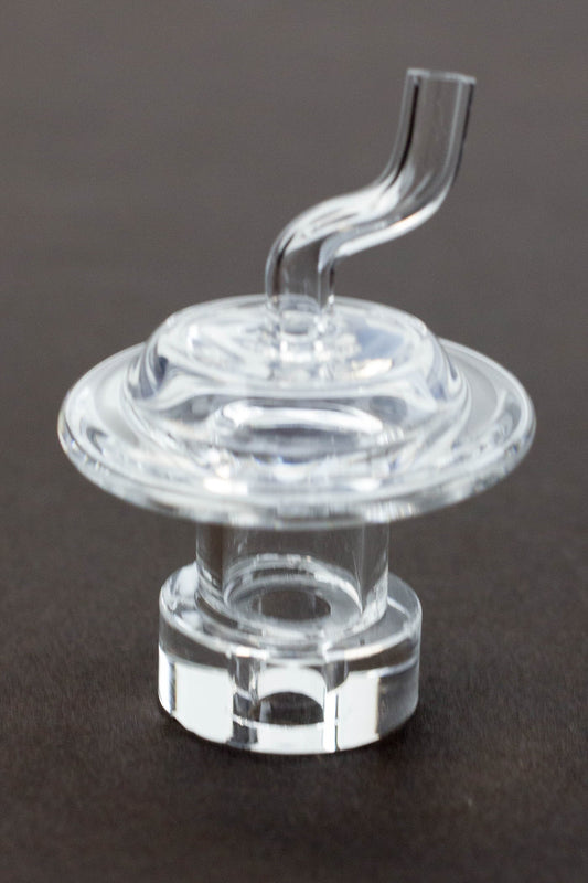 Clear Glass Quartz Carb Cap Pack of 2