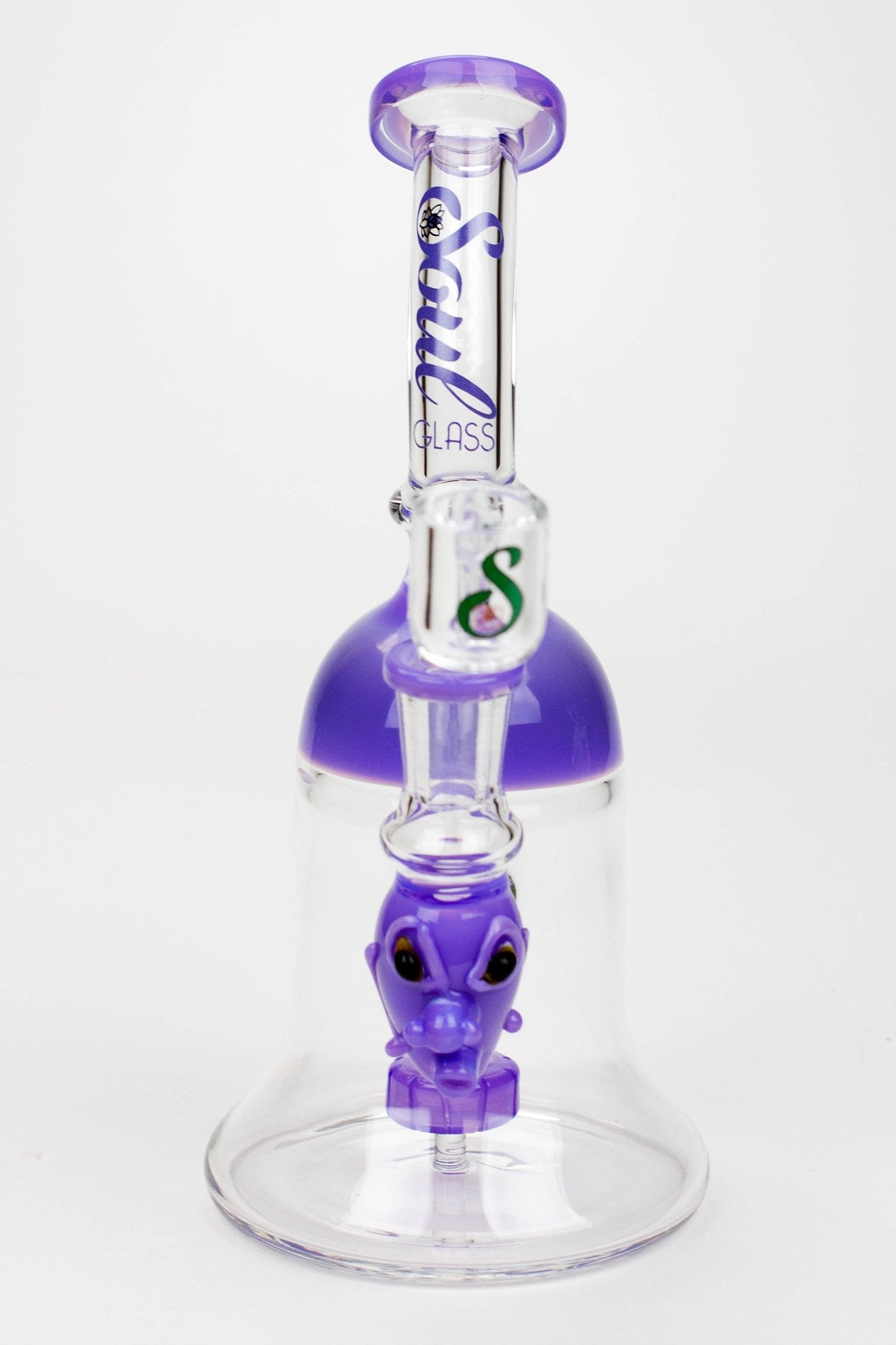 8.5" SOUL Glass 2-in-1 show head diffuser bong