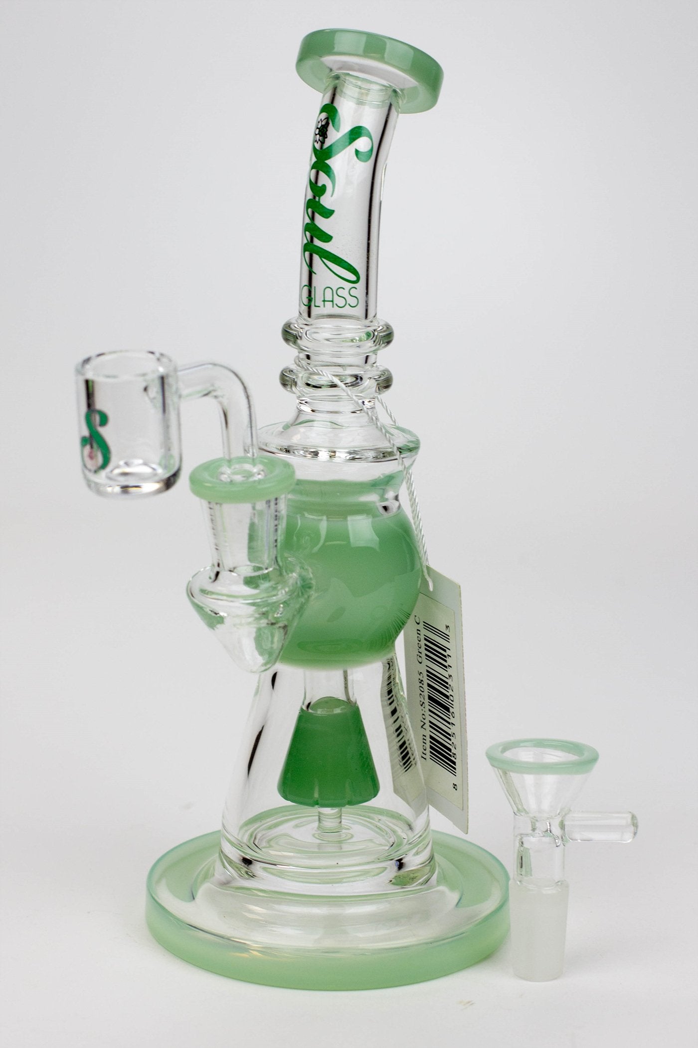 8.2" SOUL Glass 2-in-1 Cone diffuser glass bong