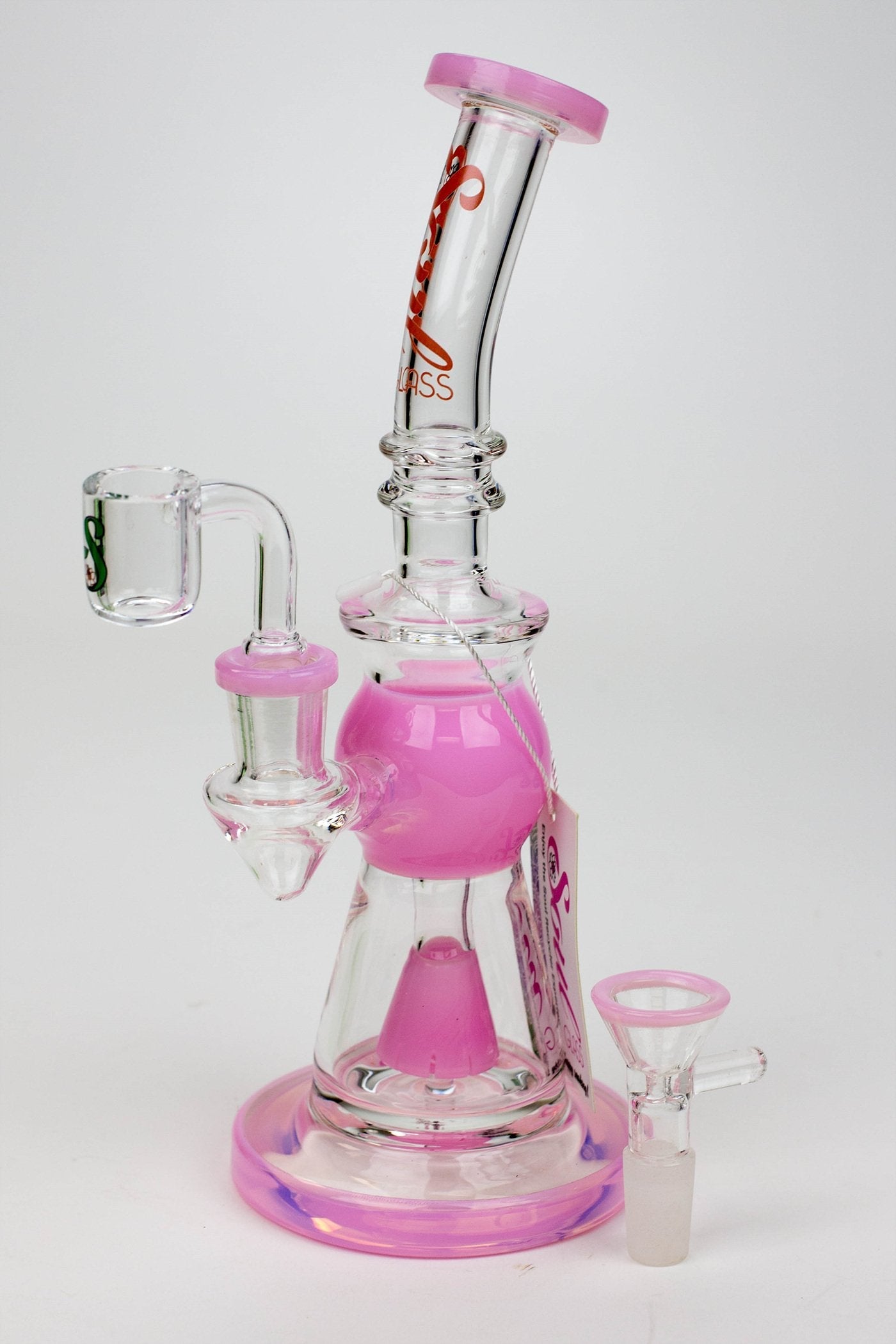 8.2" SOUL Glass 2-in-1 Cone diffuser glass bong