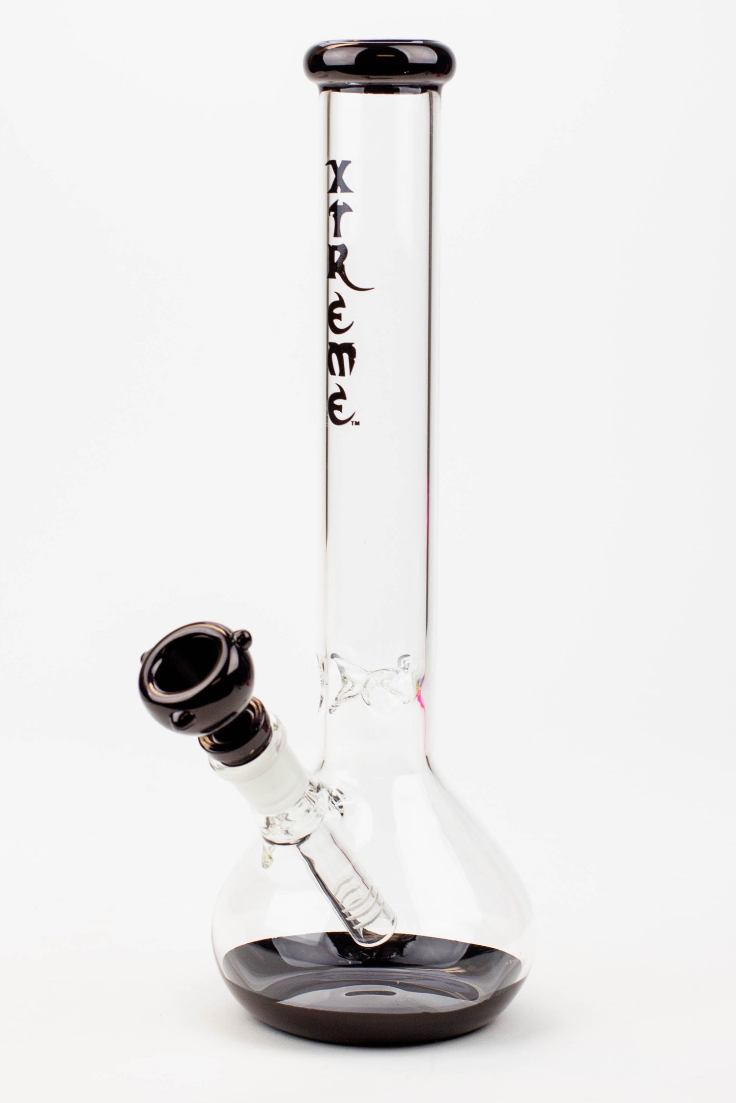 12" XTREME Round base Glass Bong [XTR5008]